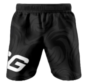 Black/White Carbon SG Rashguard Shorts - Carbon SG